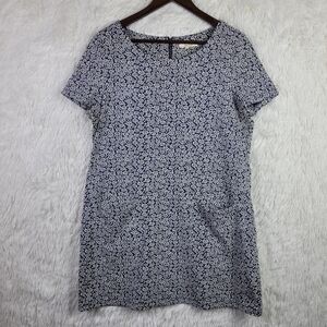 White Stuff Floral AOP Knee Length Dress‎ Sz 12 Daisy Lagenlook Classic